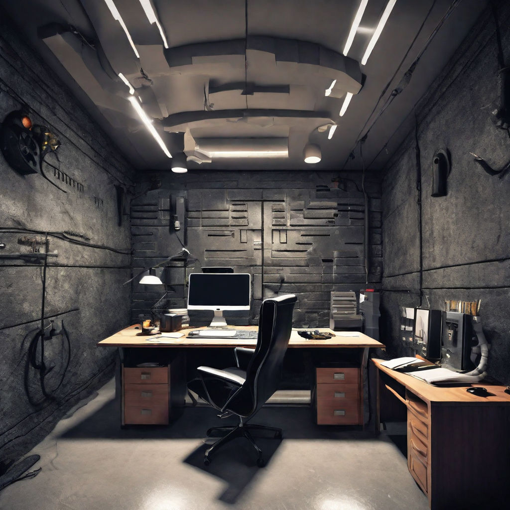 Image depicting a secret level in the backrooms