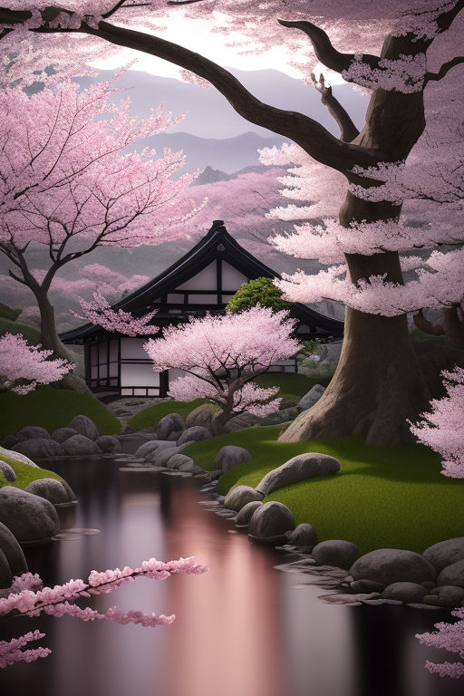 iPhoneXpaperscom  iPhone X wallpaper  bk68artflowergreenlightcherry blossomspring