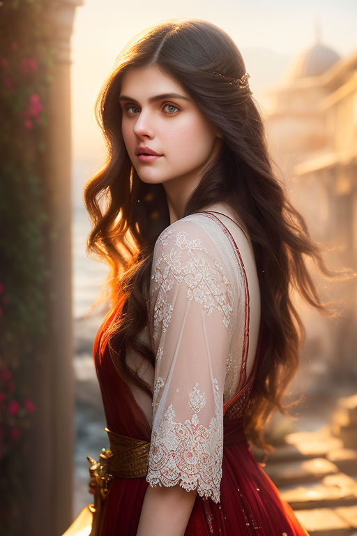 closeup a lovely embellished erotic beautiful Alexanda Daddario