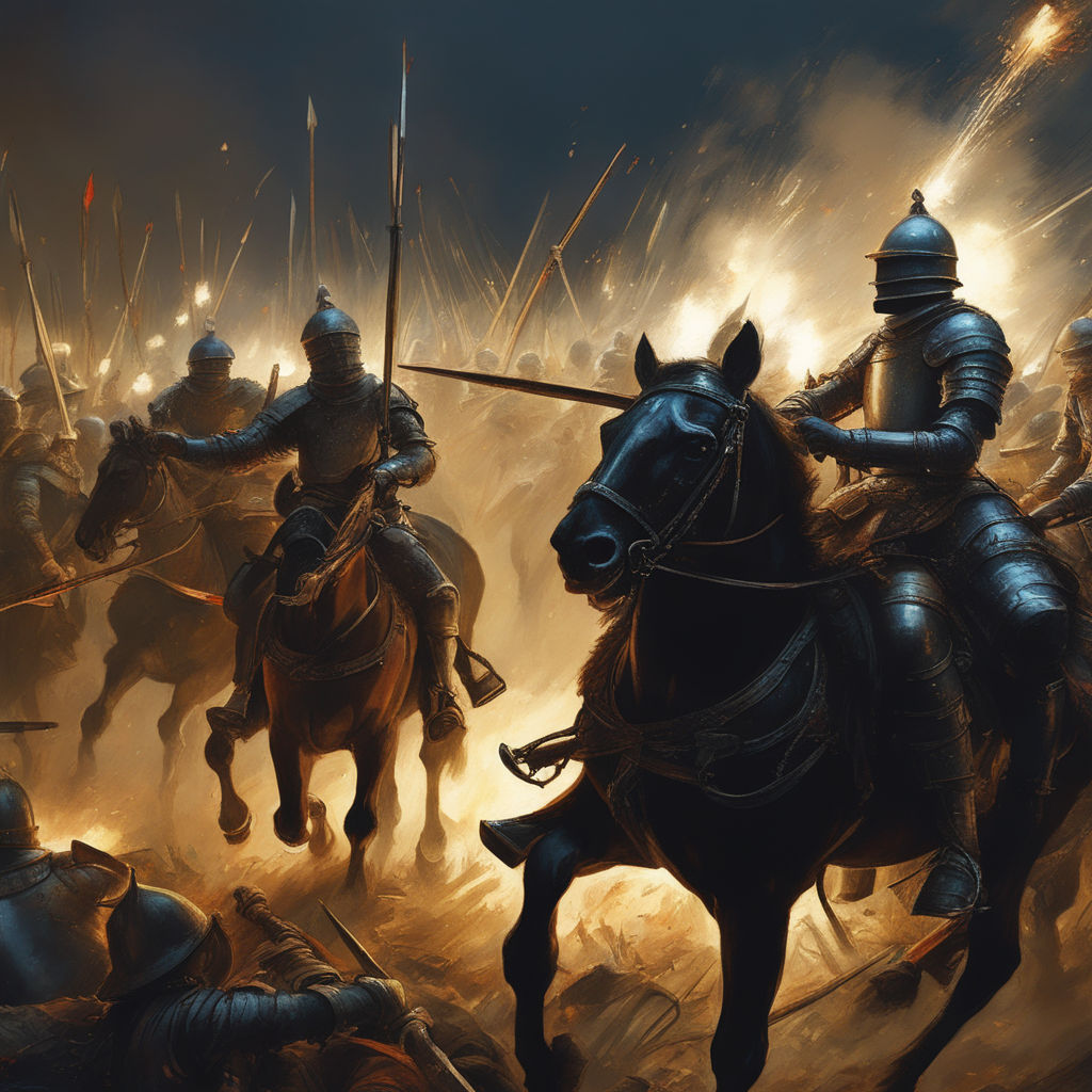 medieval charge painting