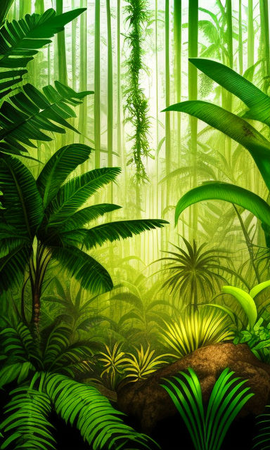 real jungle background