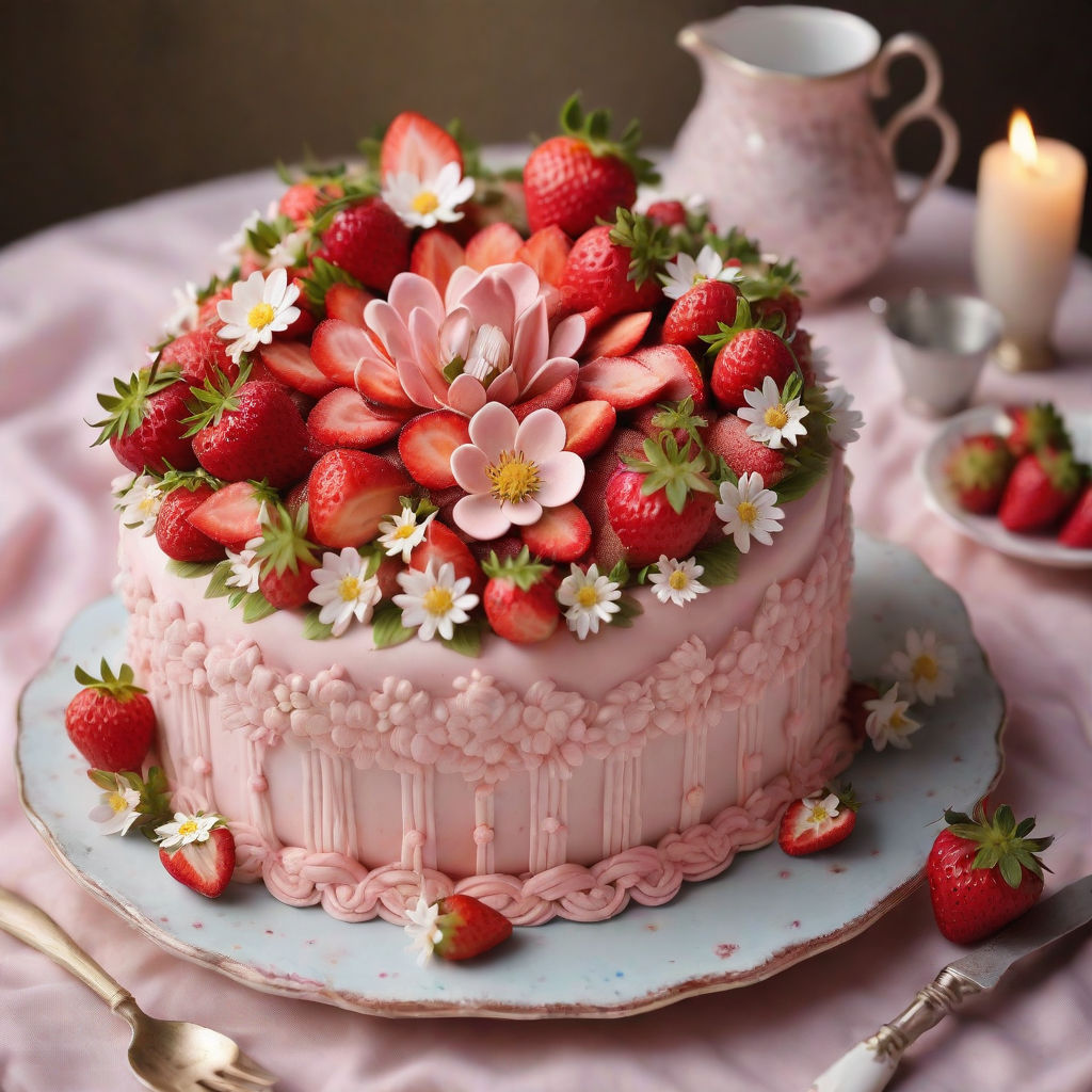 Made from Scratch Strawberries & Cream Cake - The Kitchen McCabe | Recipe |  Strawberry cream cakes, Desserts, Strawberry cakes