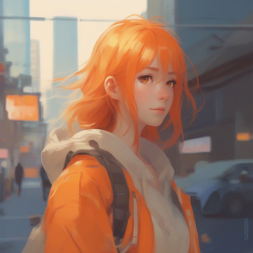 aesthetic. orange