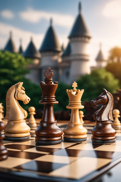 Chess Game Neon iPhone Wallpaper 4K - Wallpapers Download 2024