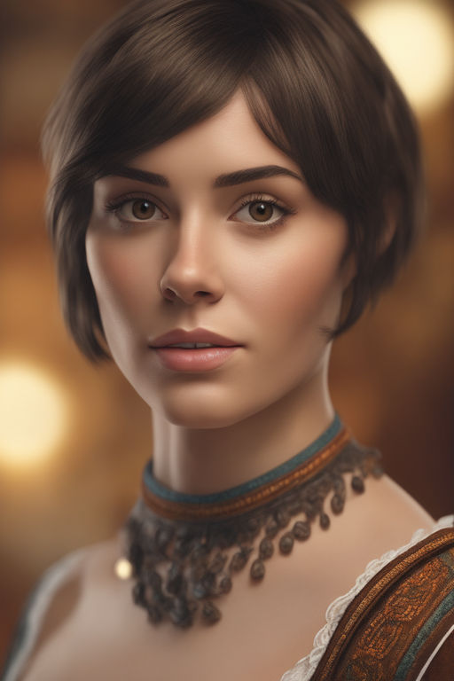 Beautiful ultra-realistic 3d rendering character des