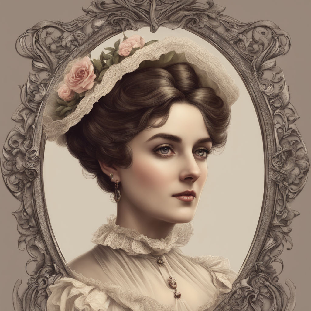 Beautiful Victorian Lady by Joy of Life Arts Gallery