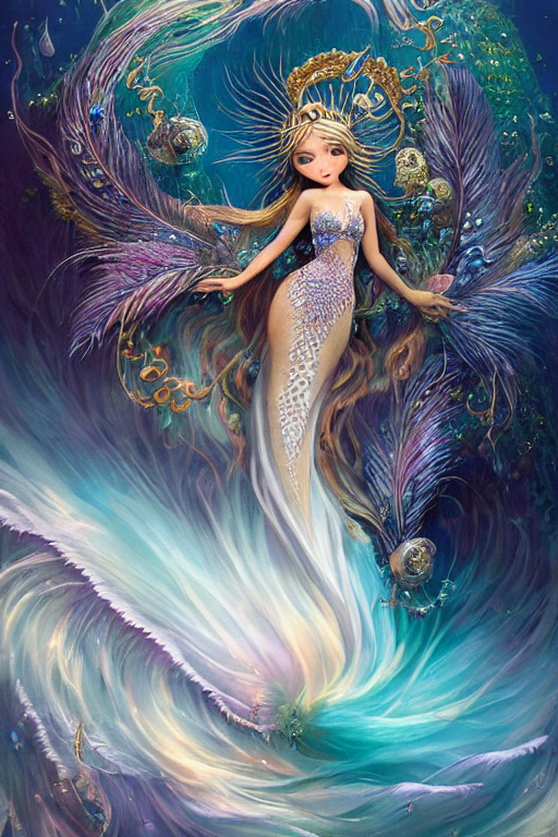 beautiful mermaid art