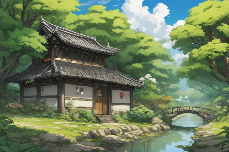 japanese anime house