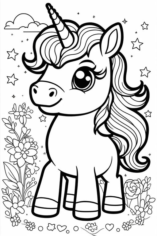 cute pony coloring pages