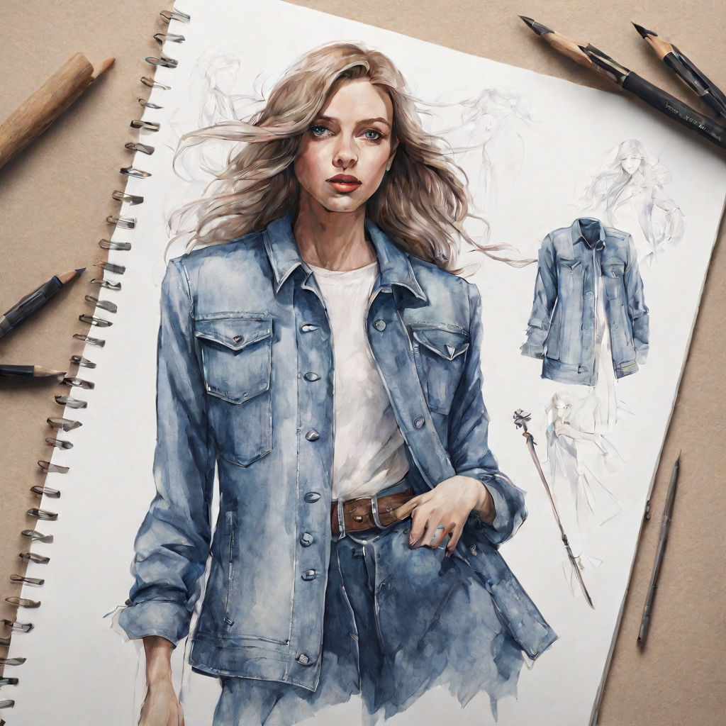 Premium Vector | Watercolor fashion illustration, street style