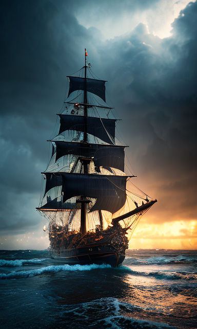 The Black Pearl ship | Pirates of the Caribbean 