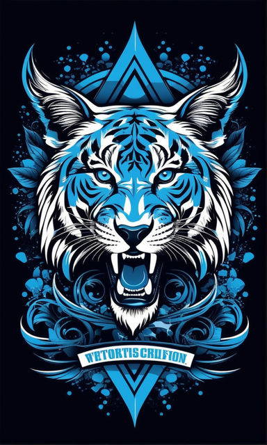 Blue Tiger Png - Transparent Blue Tiger Logo, Png Download , Transparent  Png Image - PNGitem