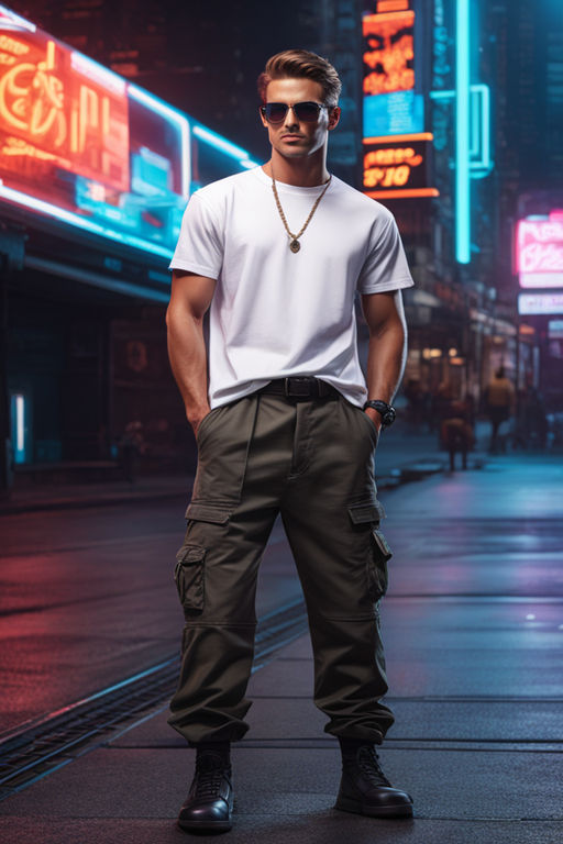 in low ride black cargo Capri pants - Playground