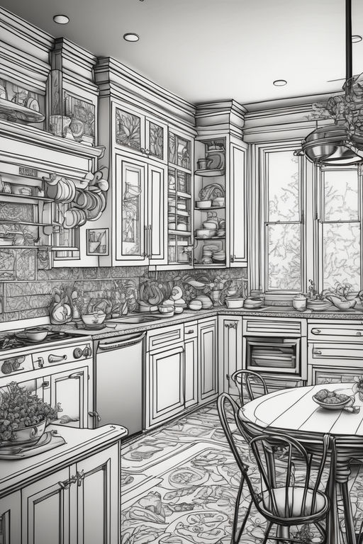 interior design studio coloring pages