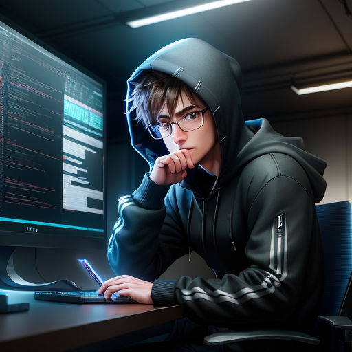 The Sailor Moon Anime Girl Hacker on the Laptop Computer System. Stock  Illustration - Illustration of dark, code: 268392482