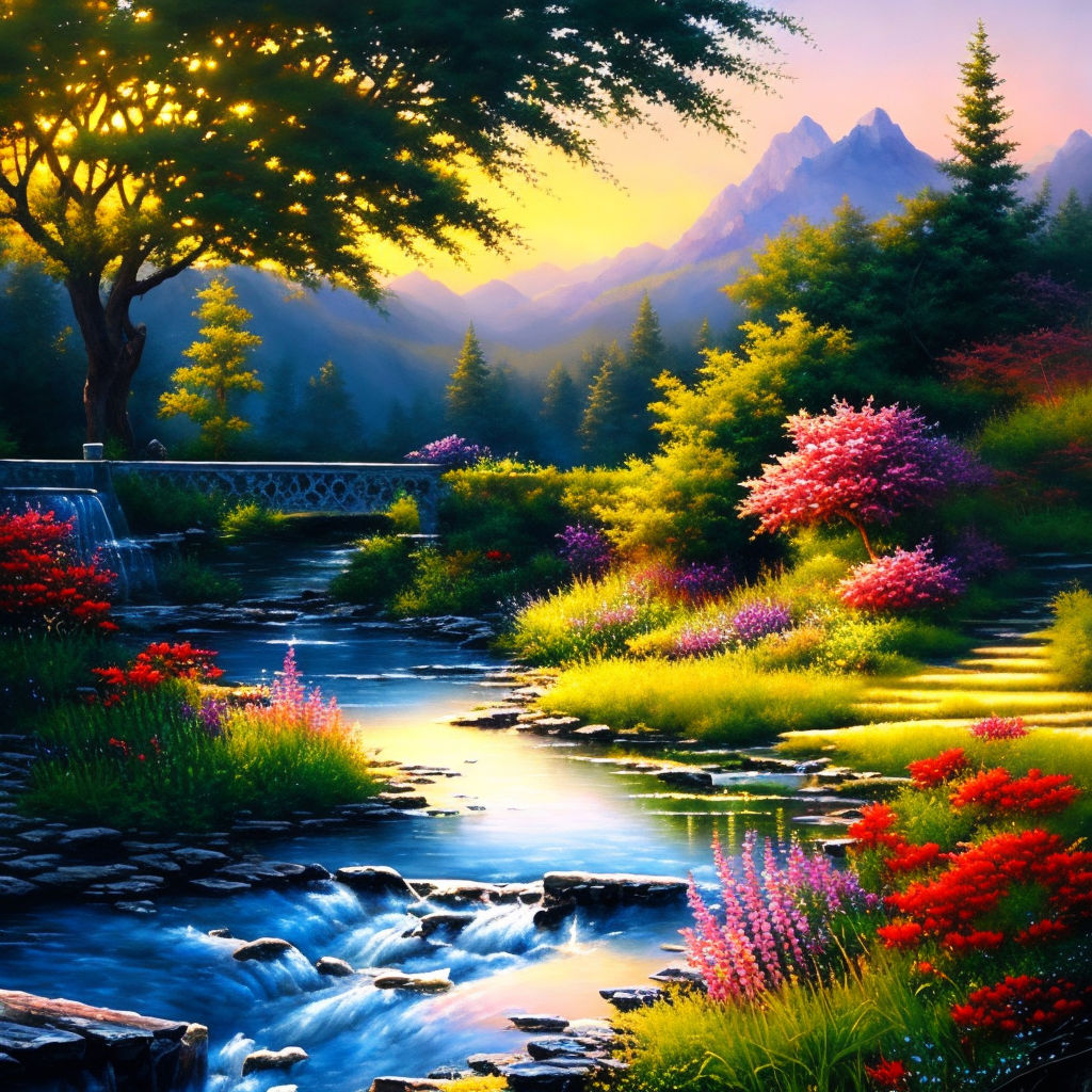 most beautiful scenery paintings