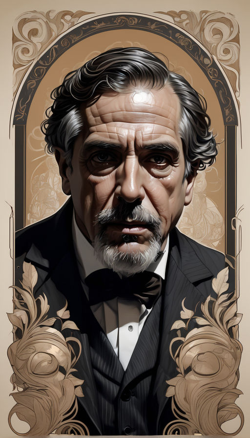 highly detailed portrait of Tim Burton character - Playground