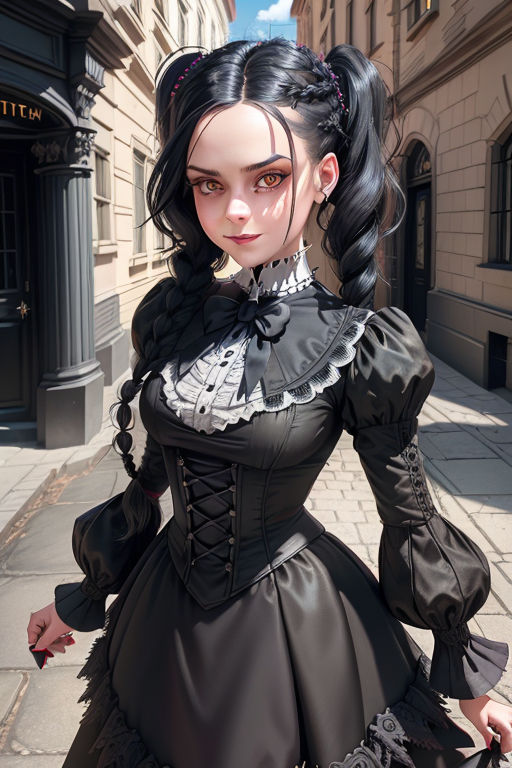 gothic victorian anime girl