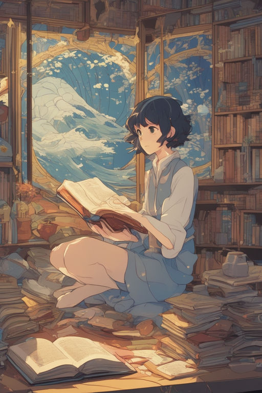 19+] Anime Girl Reading Wallpapers - WallpaperSafari