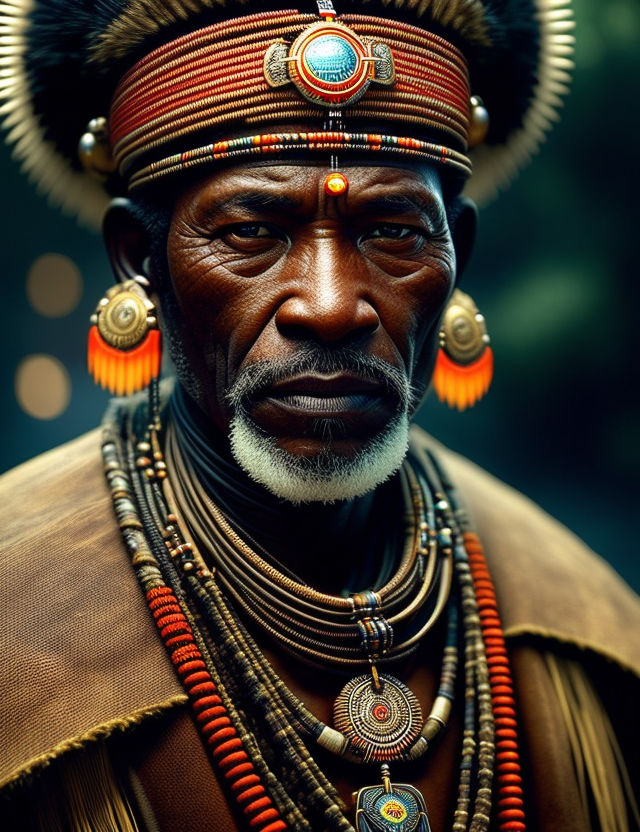 african tribal chief