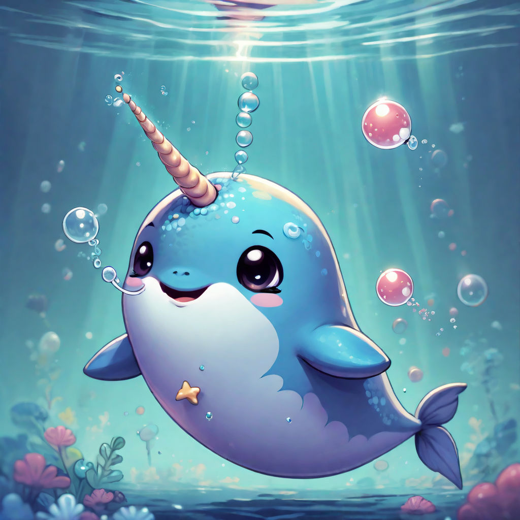 baby whale cartoon