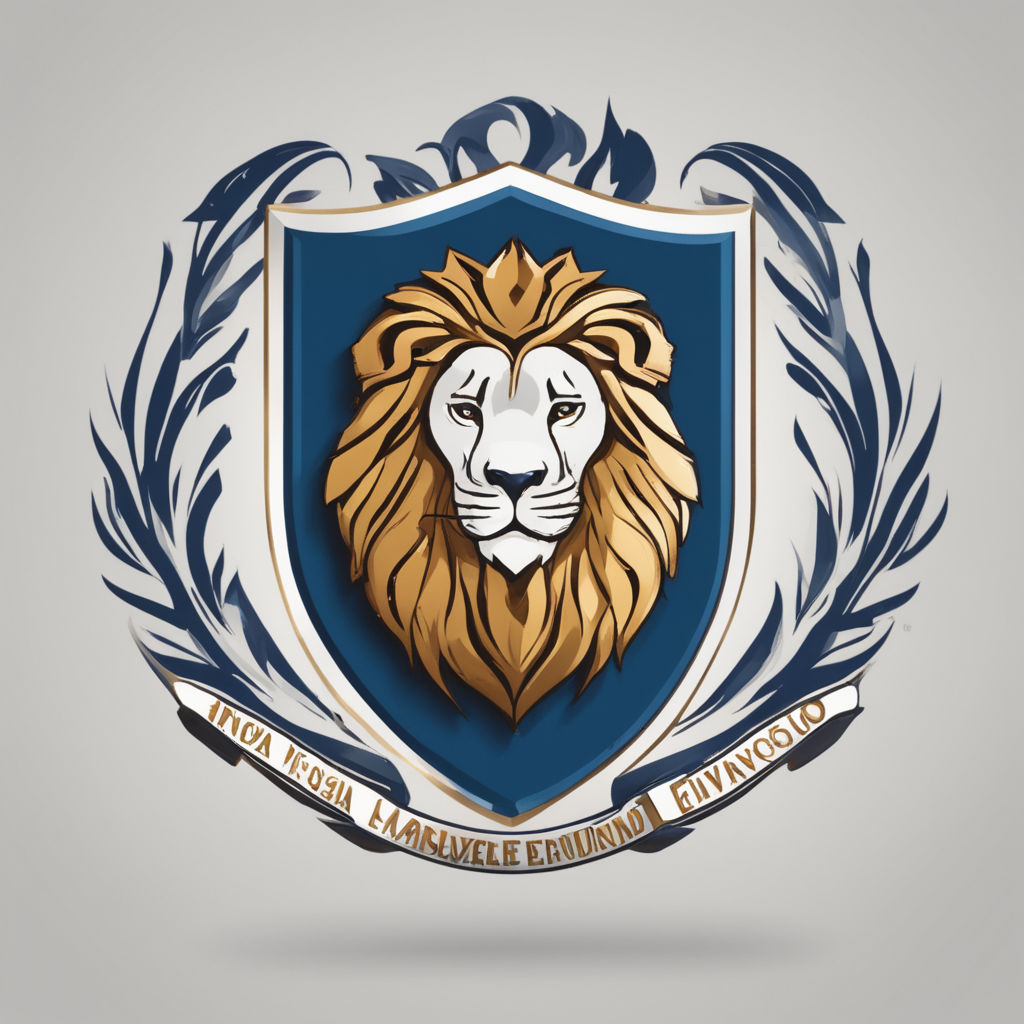 Lion Sports Shield Logo