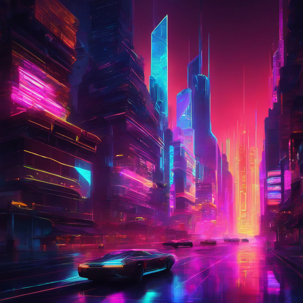 1920x1080 Cyberpunk Cityscape Girl Digital Art Laptop Full HD