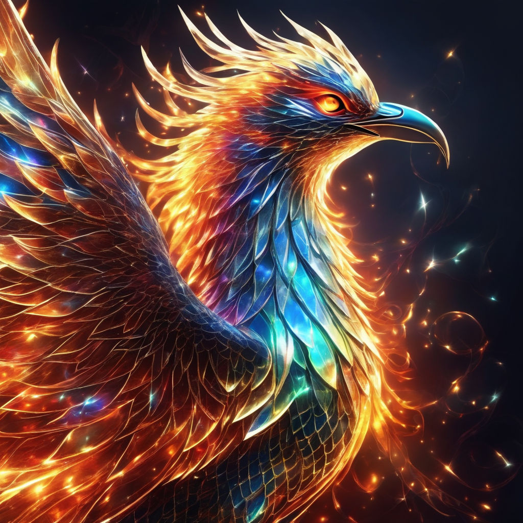 Fantasy Phoenix Sunset HD wallpaper download