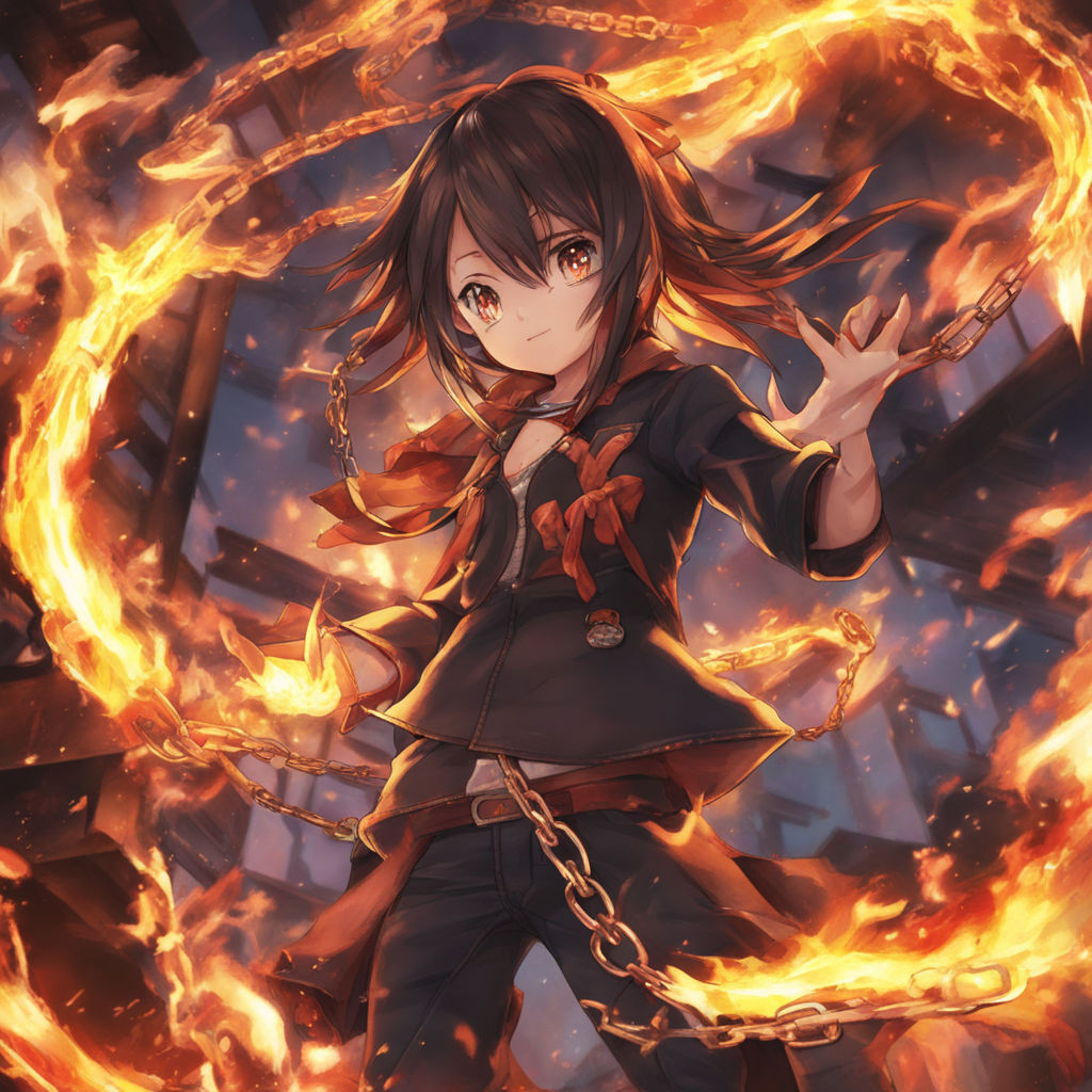 Anime Fire Girl-Wallpaper by DarkS337 on DeviantArt