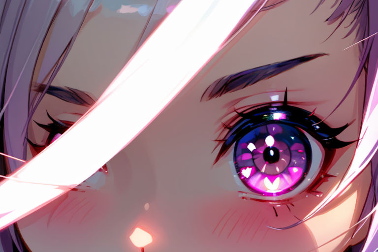 anime eyes close up 10825955 Vector Art at Vecteezy