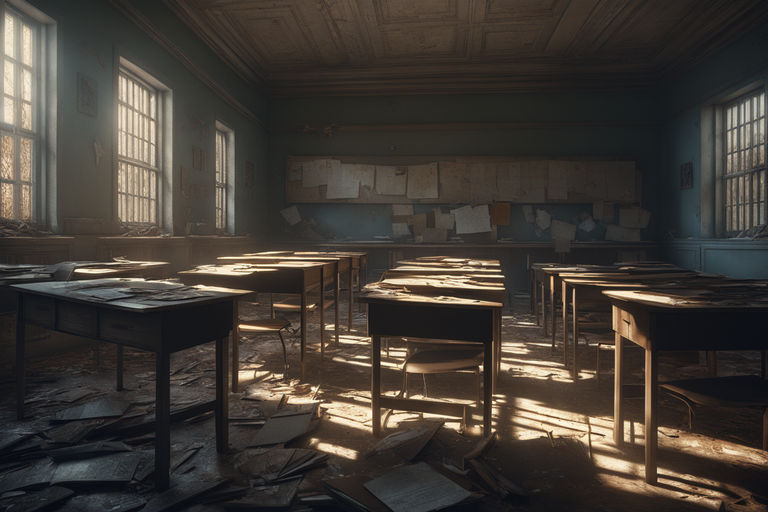 Lexica - School classroom,artstation, ghibli studio,4k, sharp