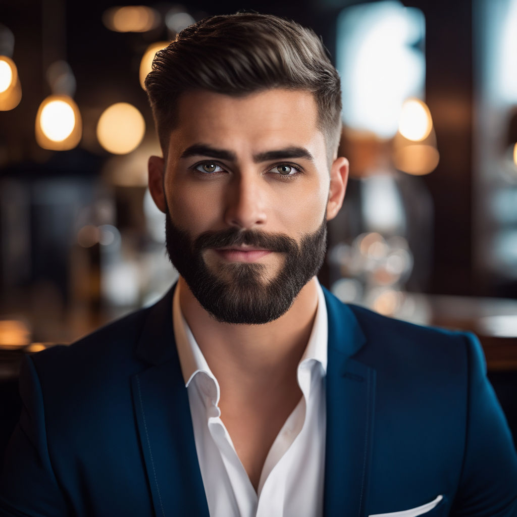 Topete masculino  Medium beard styles, Best beard styles, Mens hairstyles  with beard