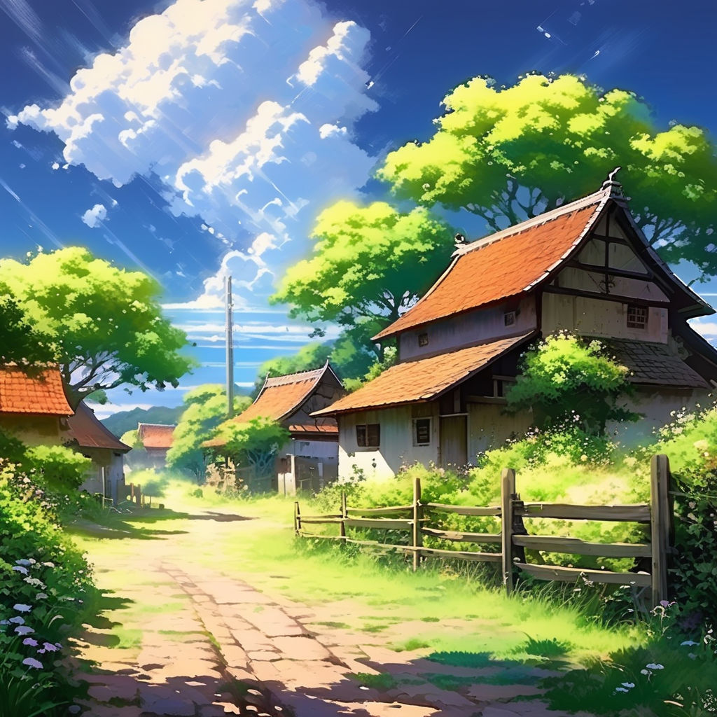 Wall Art Print | Naruto Village ( Anime Poster) | Abposters.com