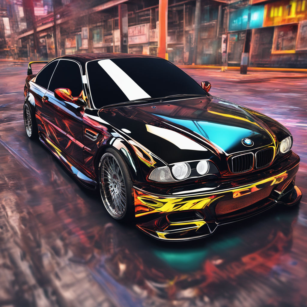 Mcdoanlds-themed BMW E46 - Playground AI