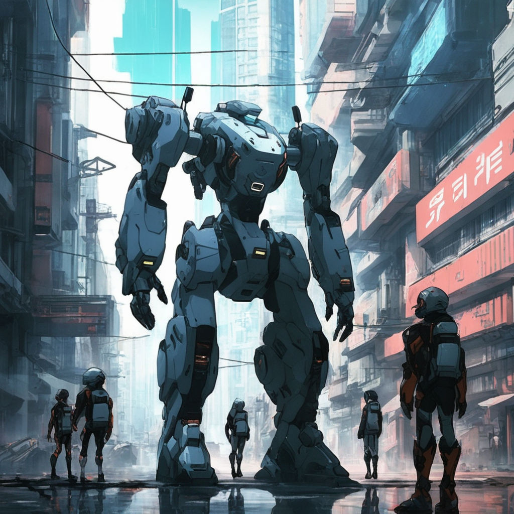 Mecha anime style Midjourney style | Andrei Kovalev's Midlibrary 2.0