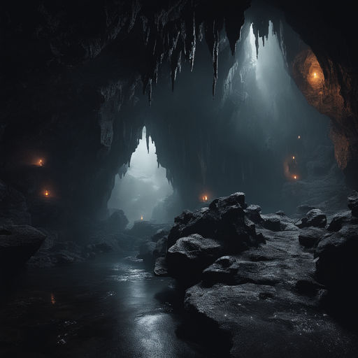 dark caves wallpaper