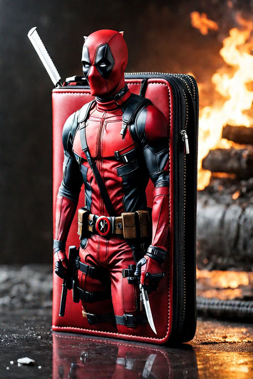 Traje Rojo y Negro de Deadpool