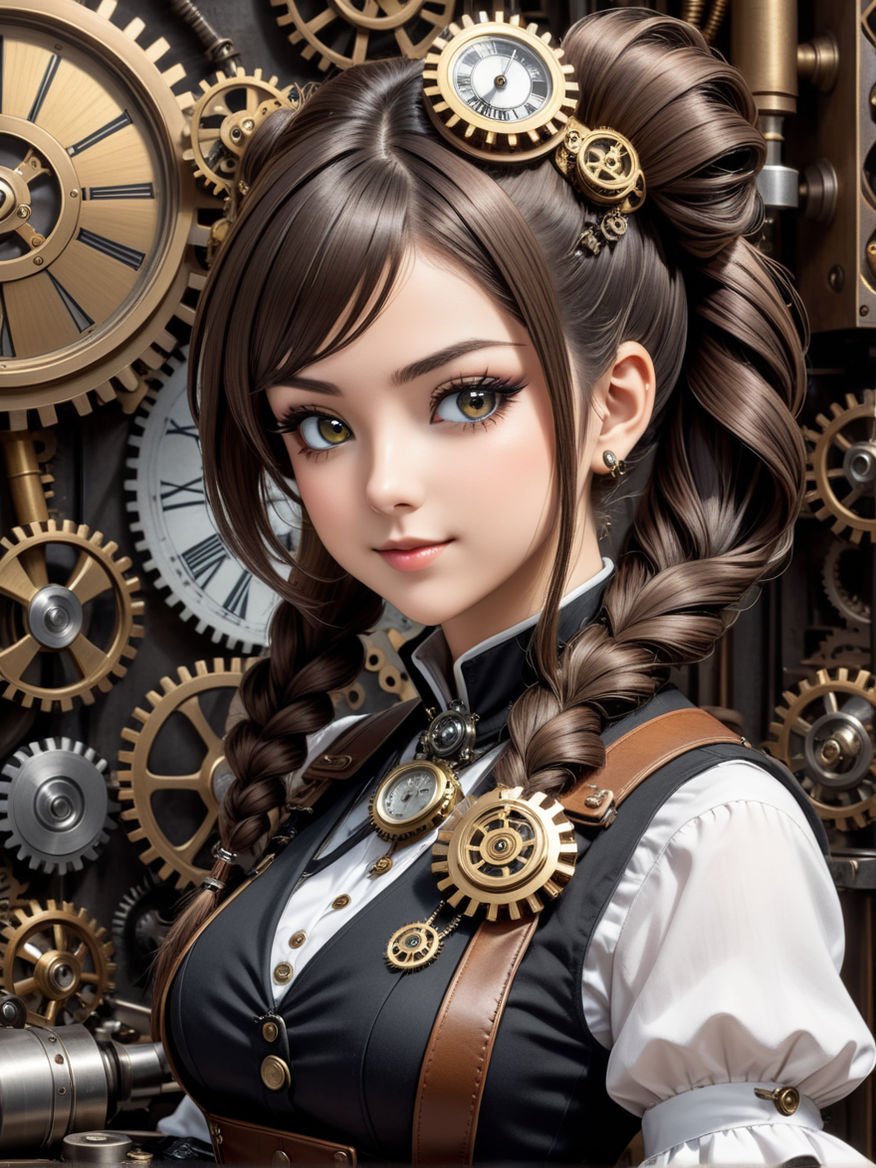 steampunk anime base girl - Anime Bases .INFO