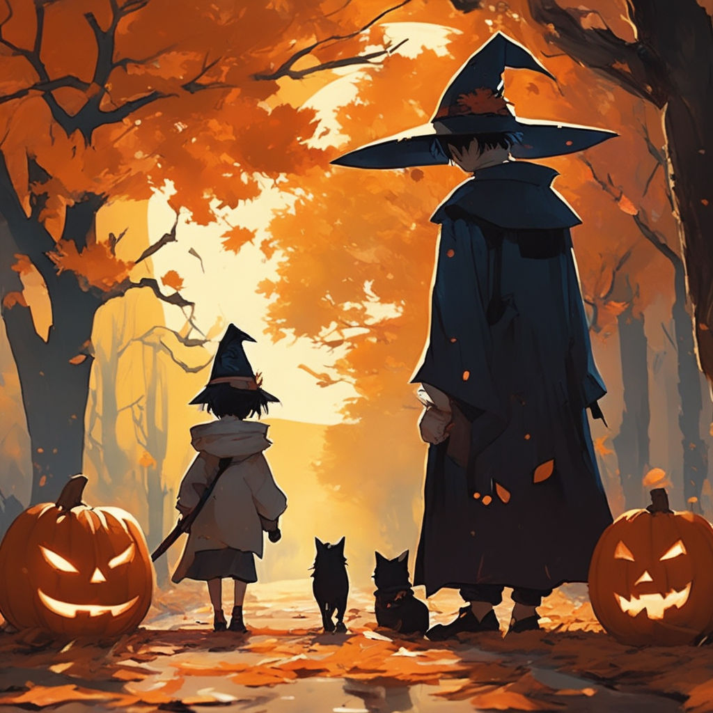 Anime Halloween 2K wallpaper download