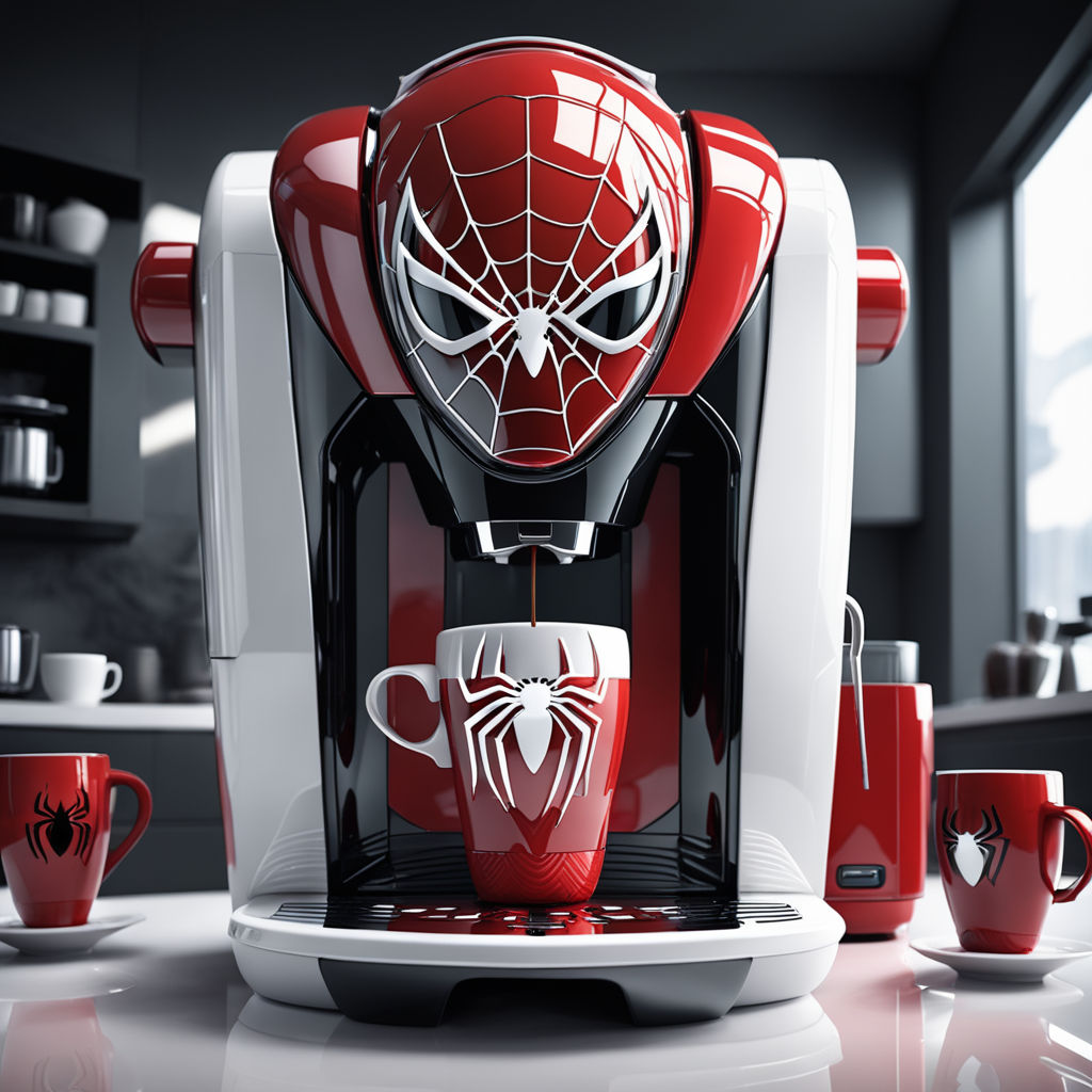 Spider-Man Single Cup Coffee Maker with Mug