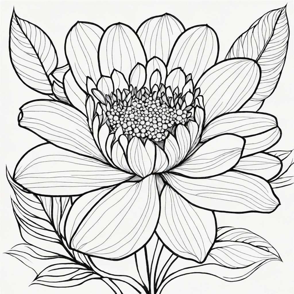 Lotus line drawing Vector for Free Download | FreeImages