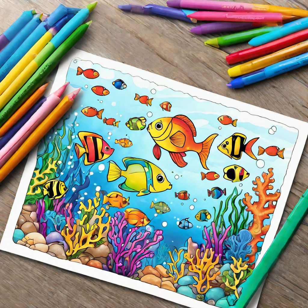 Sea animals cartoon collection 7094625 Vector Art at Vecteezy