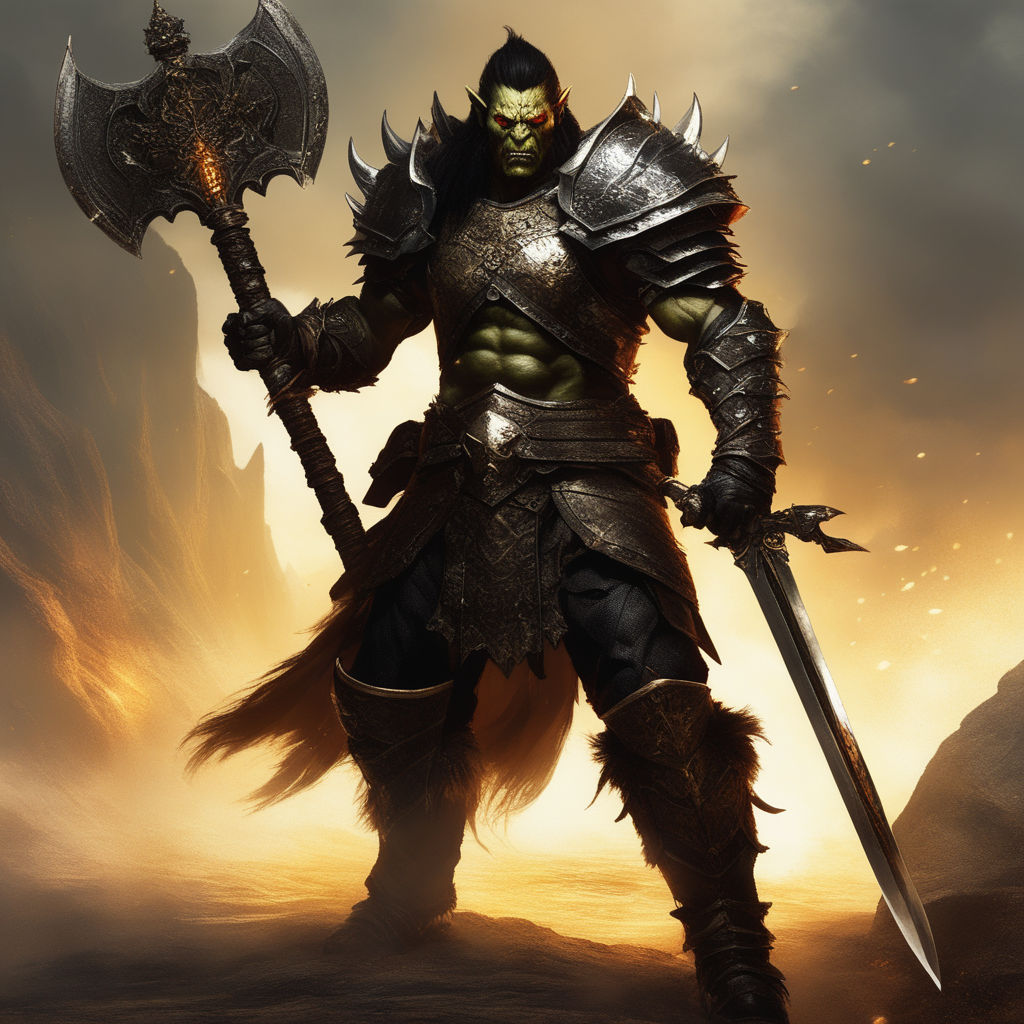 orc warrior concept art