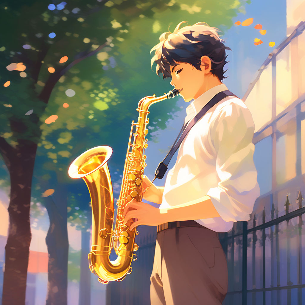 Anime, Vocaloid, Hatsune Miku, Saxophone, HD wallpaper | Peakpx