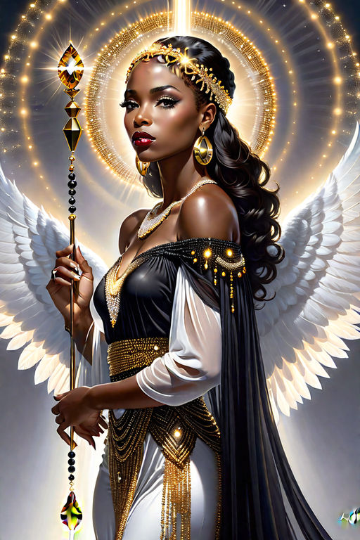 african american female angel