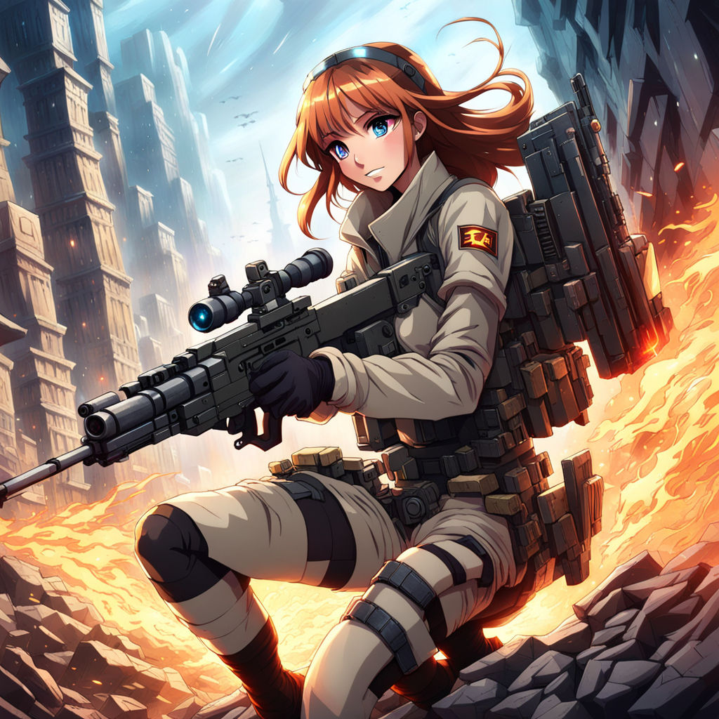 prompthunt: girl wearing tactical gear | | very very anime!!!, fine - face,  audrey plaza, realistic shaded perfect face, fine details. anime. realistic  shaded lighting poster by ilya kuvshinov katsuhiro otomo ghost -