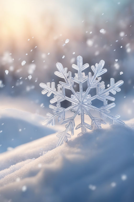 real snowflakes falling wallpaper