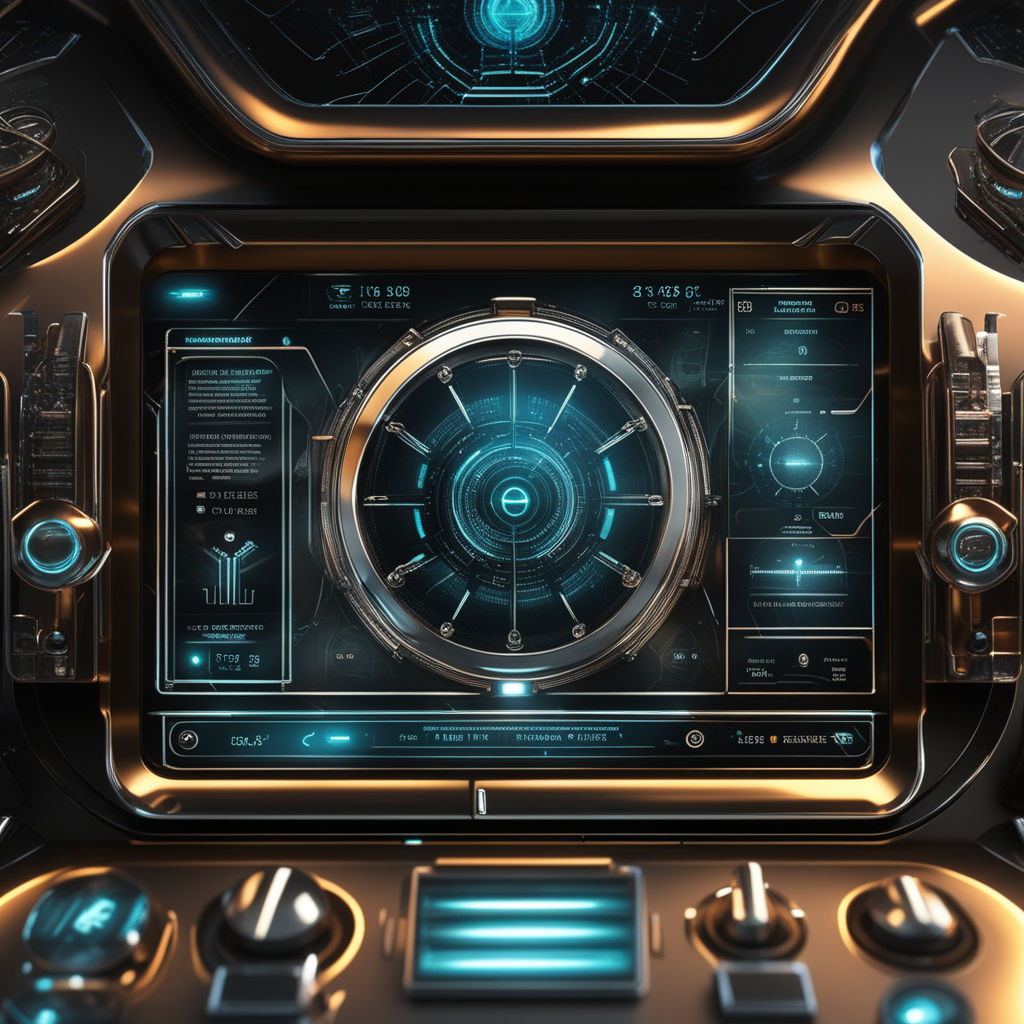 futuristic screen texture