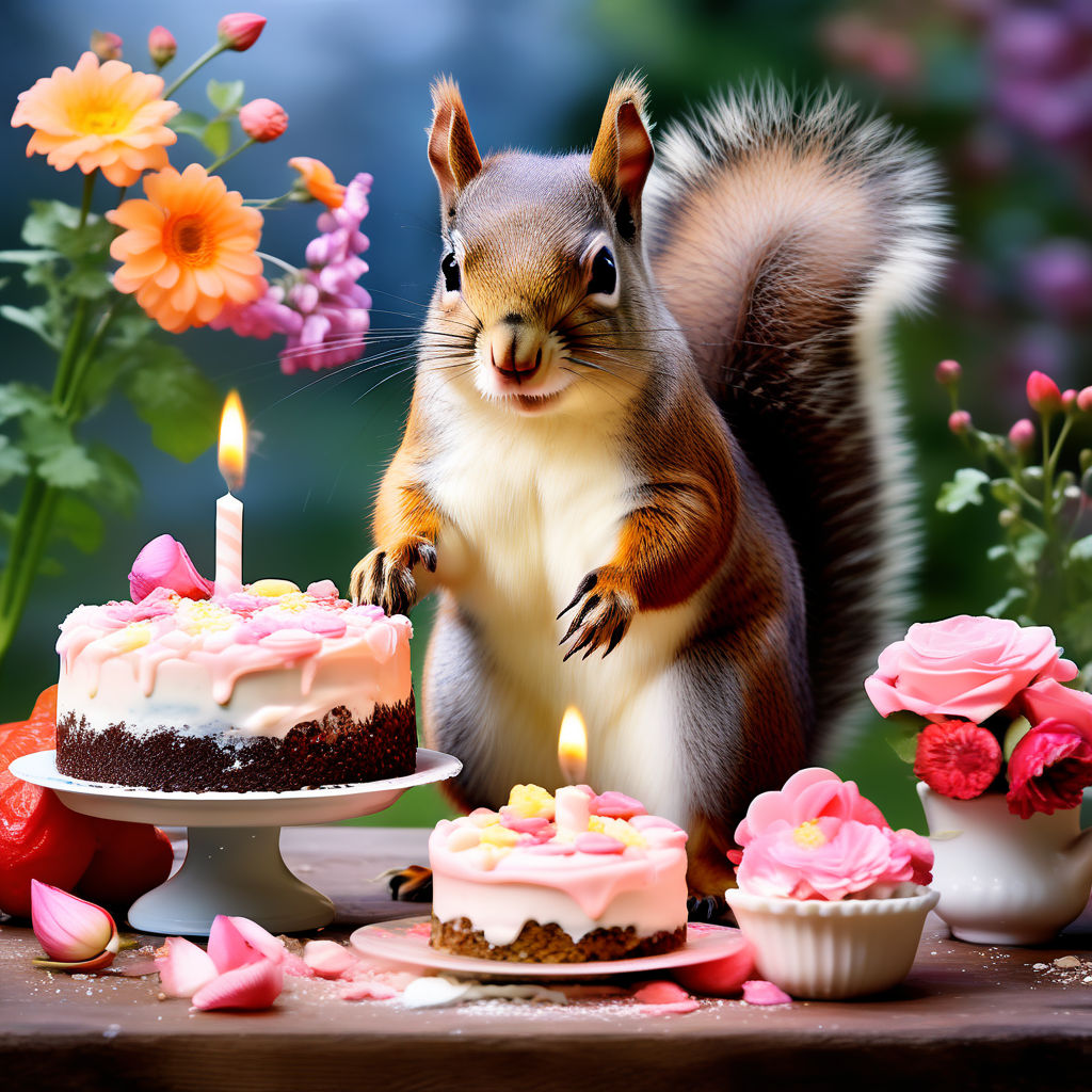 Squirrel cake by omg-a-cow on DeviantArt