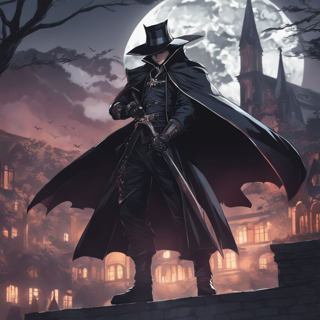 Vanhelsing 2D Art - Vampire Hunter D: Bloodlust